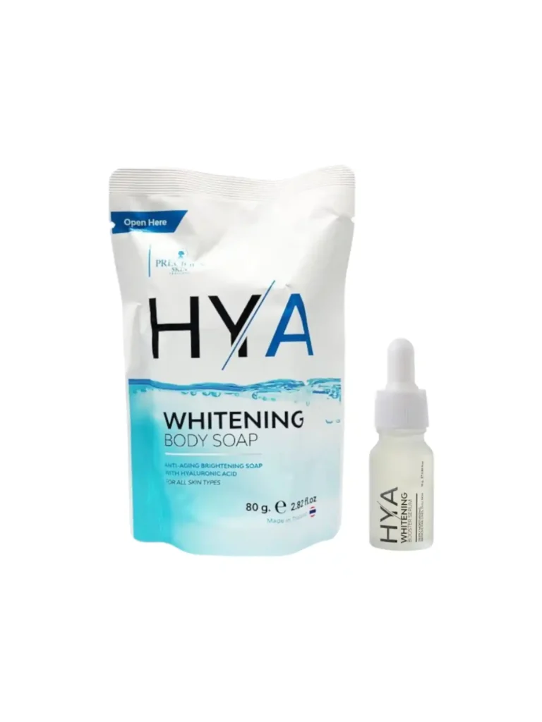 HYA Whitening Booster Facial Serum & Whitening Body Soap