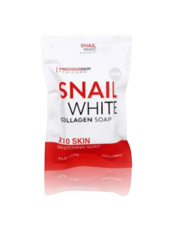 snail white collagen soap x10 skin