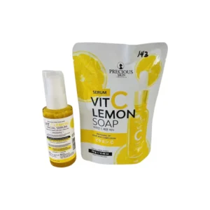 Vit C Lemon Facial Serum And Vit C Lemon Soap Precious Skin