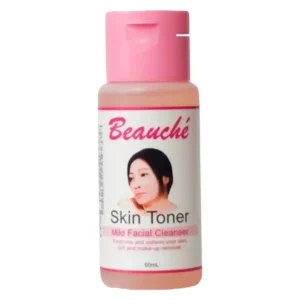 2 x Beauche Skin Care Skin Toner Mild Facial Cleanser 60 ml.