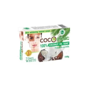 KOJIC COCO 100% Coconut Oil Natural Whitening Smooth as Silk 7 days WHITE 160g