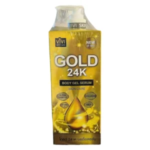 Gold 24k Body Gel Whitening body  Serum with Vitamin E 500ml