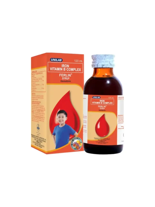 Iron Vitamin B  Complex Ferlin Syrup