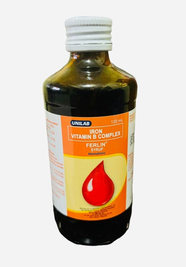 Iron Vitamin B  Complex Ferlin Syrup - Image 2