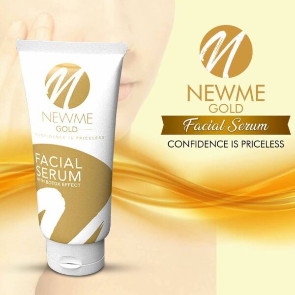 NEWME Gold Facial Serum Whitening Moisturising & Anti- Aging 50 ml. Best Seller - Image 2