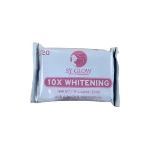 2x Sy Glow 10x Whitening 10x Whitening With Alpha Arbutin Face & Beauty Soap 75g