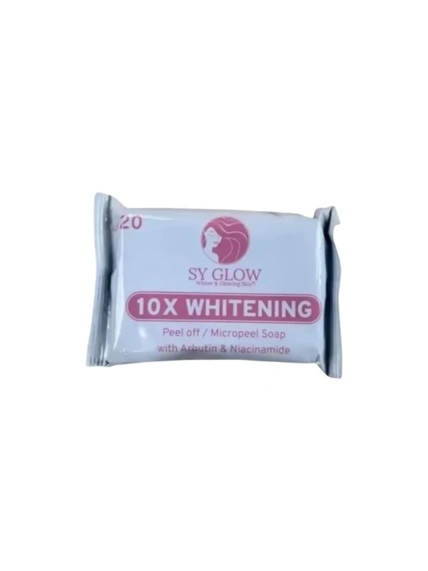 2x Sy Glow 10x Whitening 10x Whitening With Alpha Arbutin Face & Beauty Soap 75g