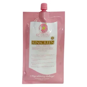 Sy Glow Sunscreen Gel Cream Instant Glass Skin Pinkish White Glow 50ml