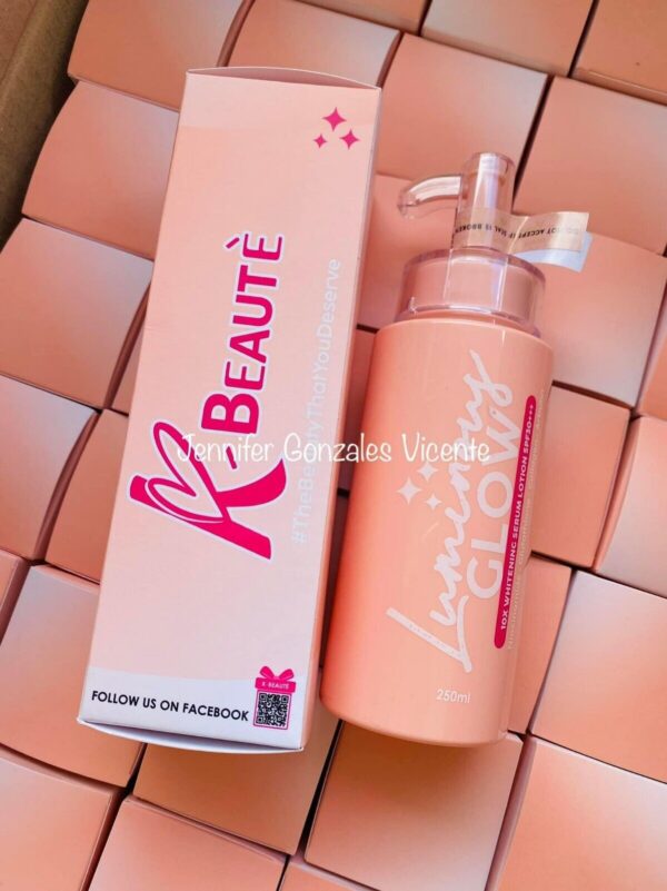 K-Beaute Luminous Glow 10x Whitening Serum Lotion SPF30+++  250 ml - Image 7