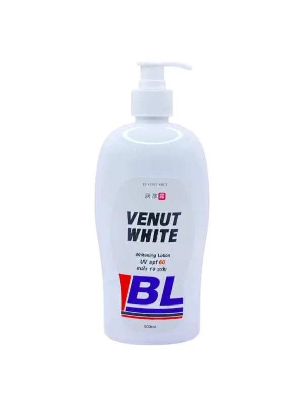 Venut White Whitening Lotion BL UV SPF 60. Whitening And Firming  lotion 500 ml.