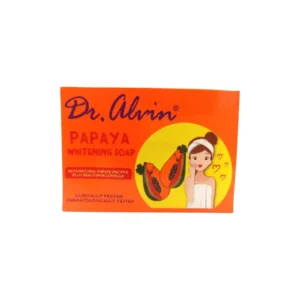 2 x The Original Dr Alvin Papaya Whitening Soap Whitens as Early as 3 Days 90g