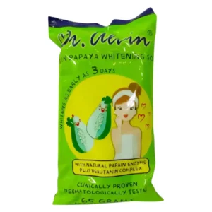 (1x) The Original Dr Alvin Green Papaya Whitening Face & Body Soap 65g.