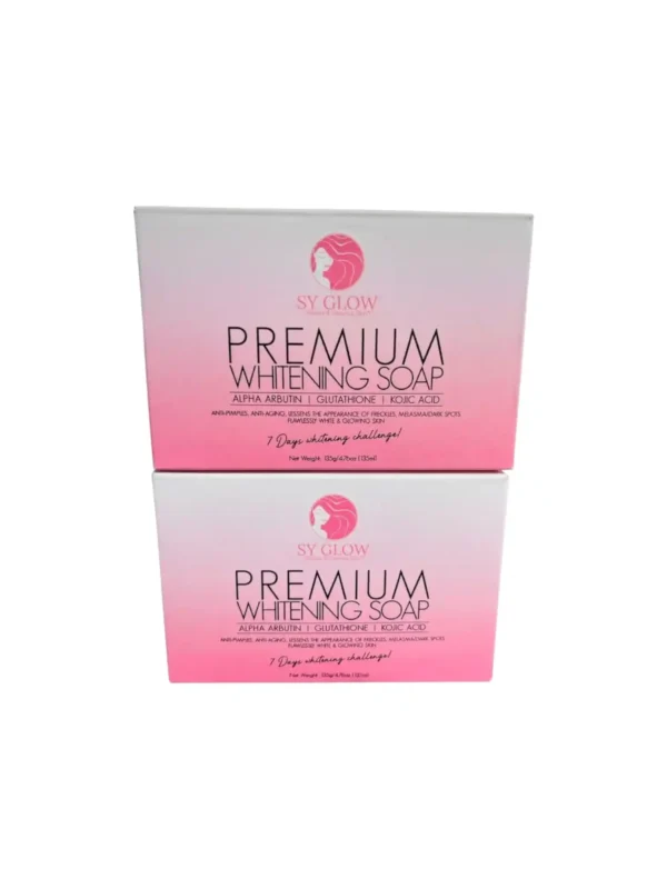 5x Sy Glow Premium Whitening Face And Body Soap 135g