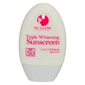 Sy Glow Triple Whitening Face Sunscreen UVA/UVB broad Spectrum SPF50