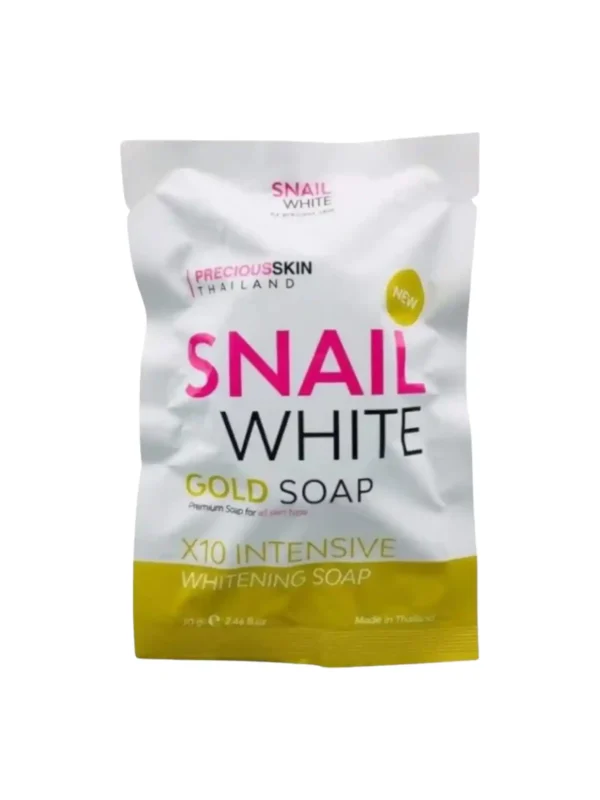 2x Snail Body White Gold Soap Premium For All Skin Type x10 Whitening. 70g