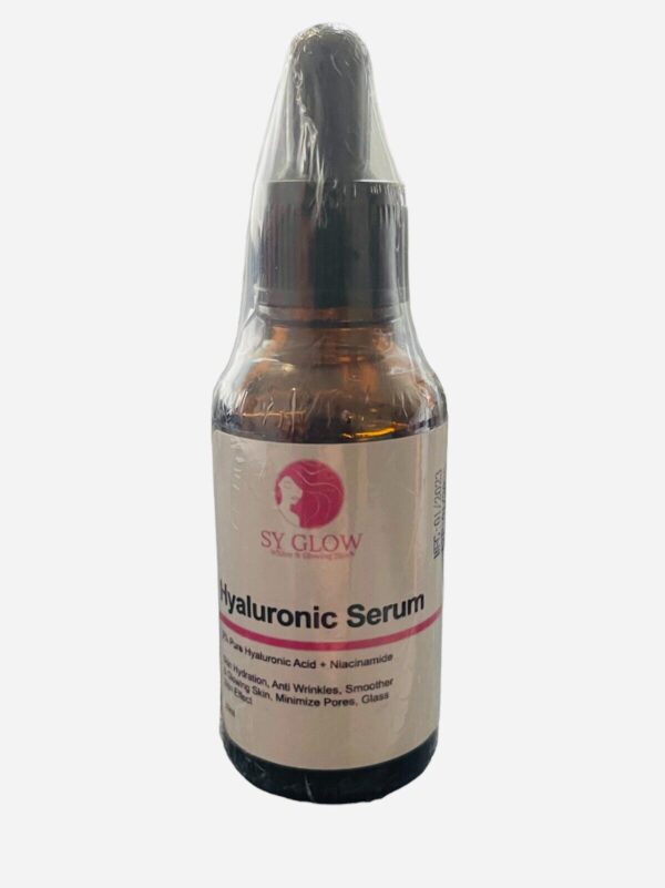 Sy Glow Hyaluronic Facial Serum Instant Whitening & Moisturising Serum 30ml - Image 2