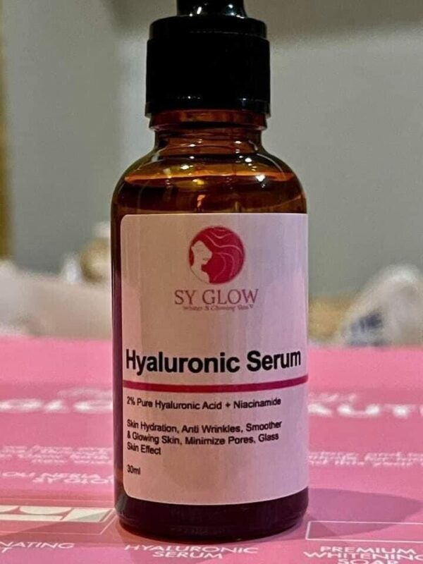 Sy Glow Hyaluronic Facial Serum Instant Whitening & Moisturising Serum 30ml - Image 4
