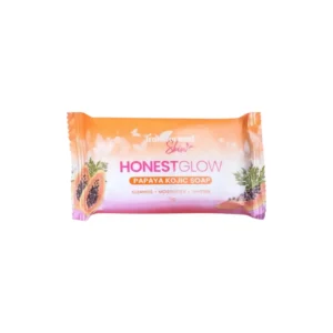 2x Honest Glow Papaya Kojic Soap 100g