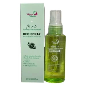 Authentic Miracle Tawas Glutamansi Deo Spray Aloe Vera 60ml NEW Packaging