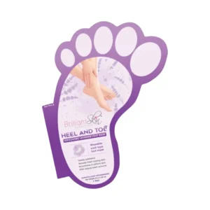 2x Brilliant Skin Heel And Toe Exfoliating Lavender Foot Mask 40g each