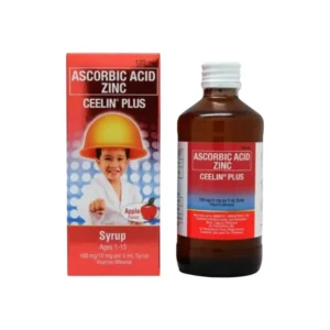 2 x Ascorbic Acid Zinc Ceelin Plus Syrup Multivitamin & Mineral 120 ML.