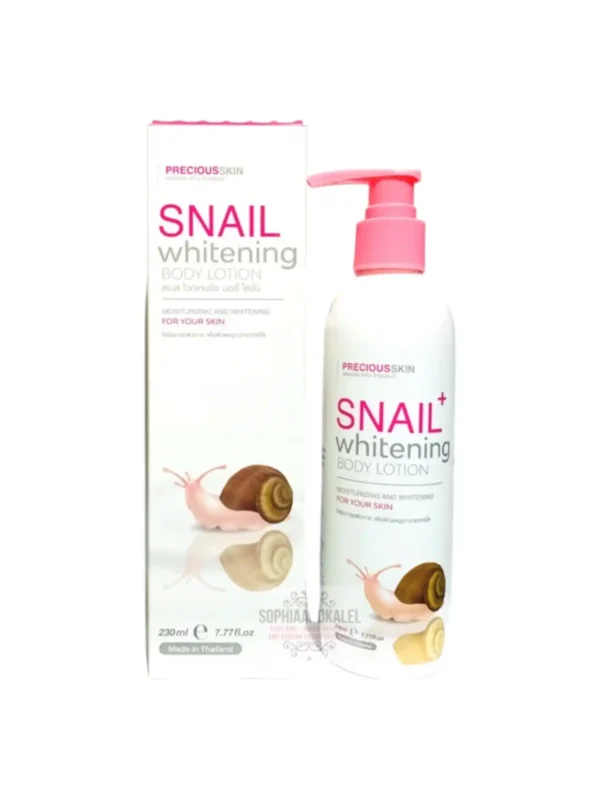 Snail Whitening Body Lotion Moisturizing And Whitening For Your Skin 230 ml.