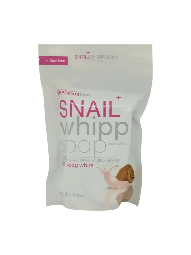 1 x Snail Whipp Soap Intensive Whitening x10 Body White Soap.120 g