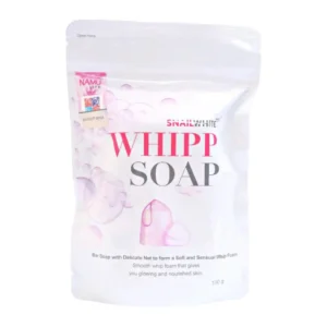 Snail White Whipp Soap Bar With Delicate Net for Glowing Skin 100g