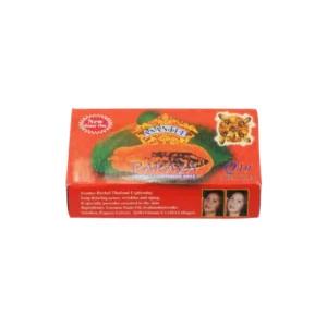 2 x Papaya & Honey Body Whitening  Soap With Q10, Vitamin C, AHA +BHA 125g.