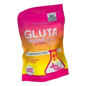 2 x Gluta Prime Skin Whitening With Glutathione &Vitamin E Soap. 100 g.