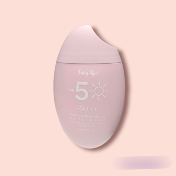 Fairy Skin SPF 5 PA +++ Face Premium Brightening Sunscreen Cream 50g - Image 2