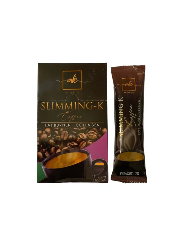 Slimming -K Coffee Fat Burner + Collagen 10 sachets /21 grams.by MK SMETICS.