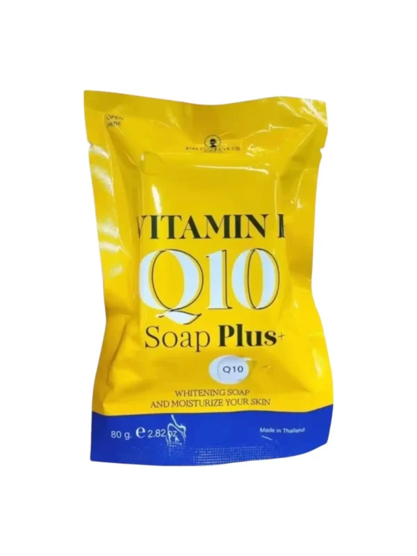 2x Vitamin E Q10 Soap Plus Q10 Whitening & Mositurising Soap 80g