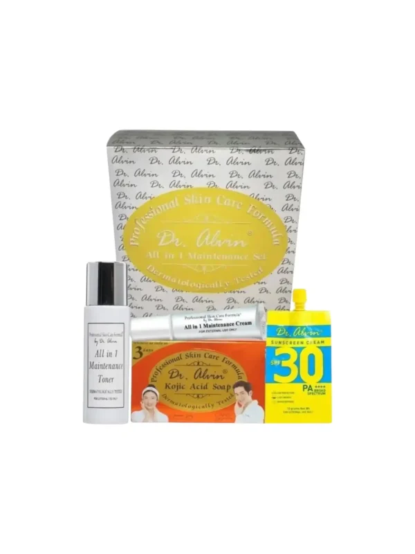 2x Sets of Dr Alvin All-In-One Maintenance Set Beauty Facial New Packaging