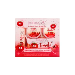 Brilliant Skin Essentials  Tomato Natural  Micro- Exfoliating Facial Set.