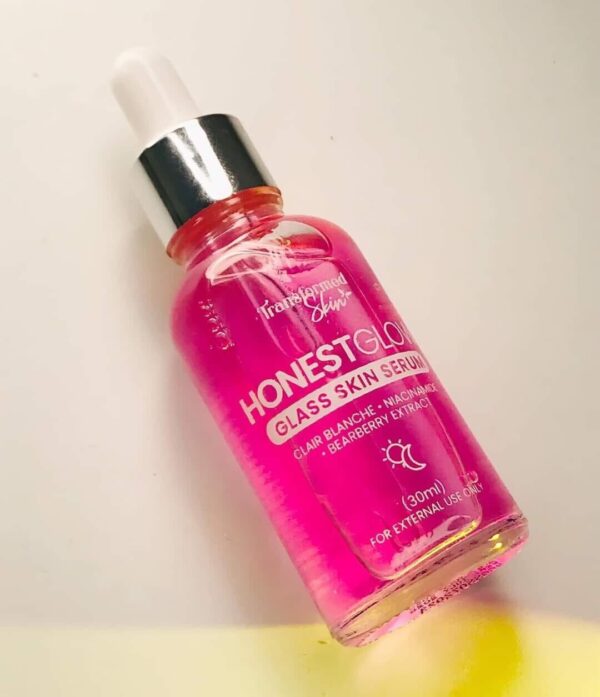 HonestGlow Glass Skin Facial Serum For Brightening  & Whitening 30ml - Image 5