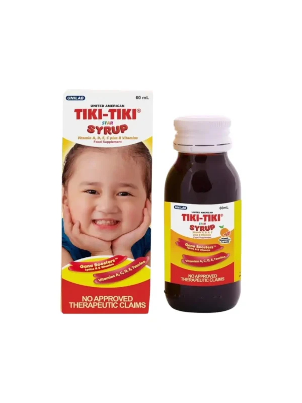 Tiki Tiki STAR Syrup With Lysine B Complex ABC plus B Vitamins 60 ml