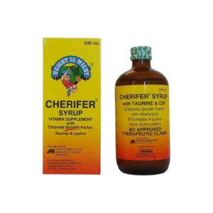 Cherifer Syrup With Taurine &CGF Vit A, B  & Lysine Food Supplement lemon 240 ml