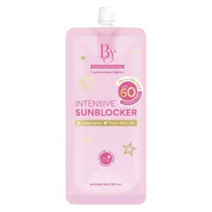 1 x Brightest Skin Essentials Sunblocker  Instant Glossy Pinkish PA+++SPF60 30g