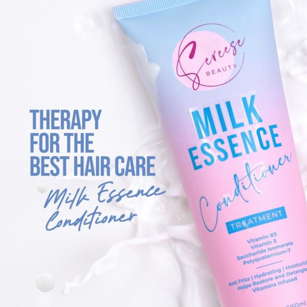 Sereese Beauty Milk Essence Hair Conditioner Treatment With Vitamin B3 & E 250ml - Image 2