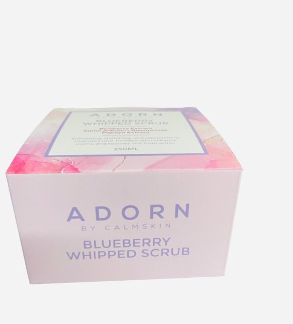 2 x Adorn Blueberry Whipped Scrub Body Whitening Scrub 250 ml - Image 6