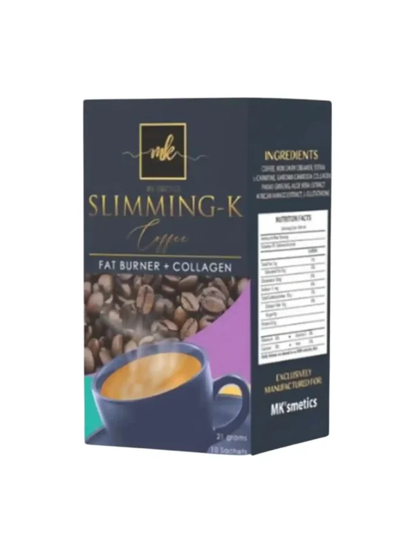 2 x Slimming -K Coffee Fat Burner + Collagen 10 sachets /21 grams.by MK SMETICS