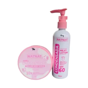 NatNat Milky Lotion Condensada Beauty lotion & Face & BODY SCRUB 100g