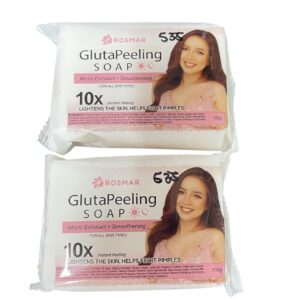 2 x Rosmar GlutaPeeling Lightening & Micro Exfoliant & Smoothening Soap 150g