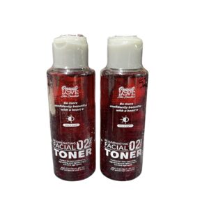 2 x Beauty Love Skin Essentials Facial  Rejuvenating Toner 60ml
