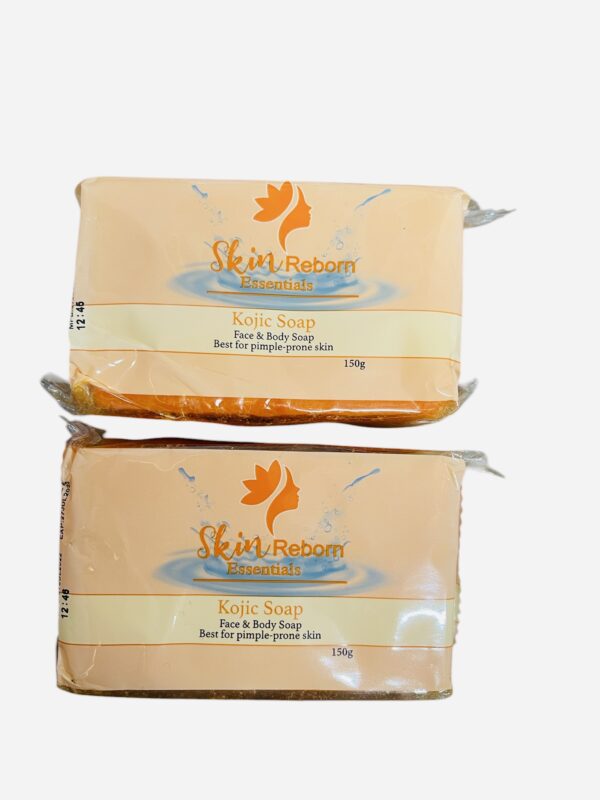 2 x Skin Reborn Essentials Kojic Acid Soap For Face & Body 135g - Image 2