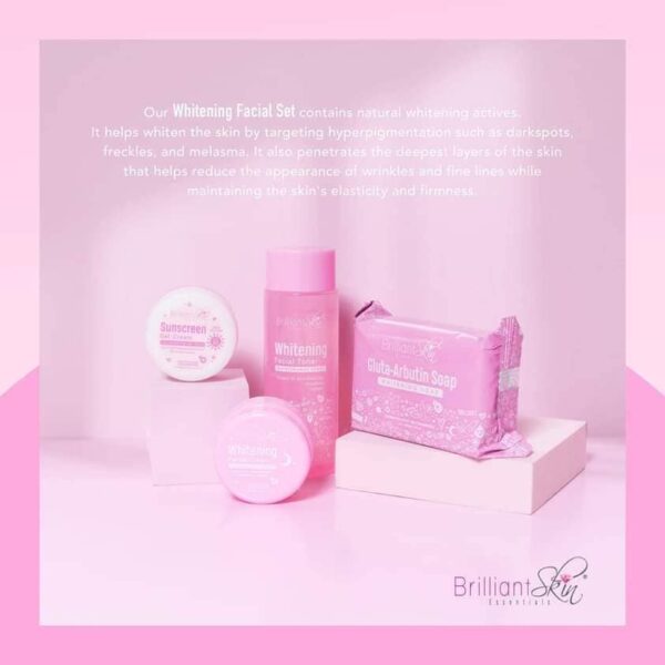 Brilliant Skin Whitening Facial Set New packaging