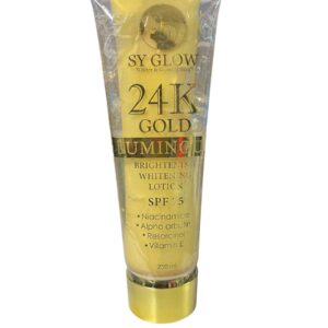 Sy Glow 24K Gold Luminous Brightening & Whitening Lotion spf 75 250ml