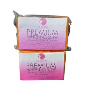 2 x Sy Glow Premium Whitening Face And Body Soap 135g