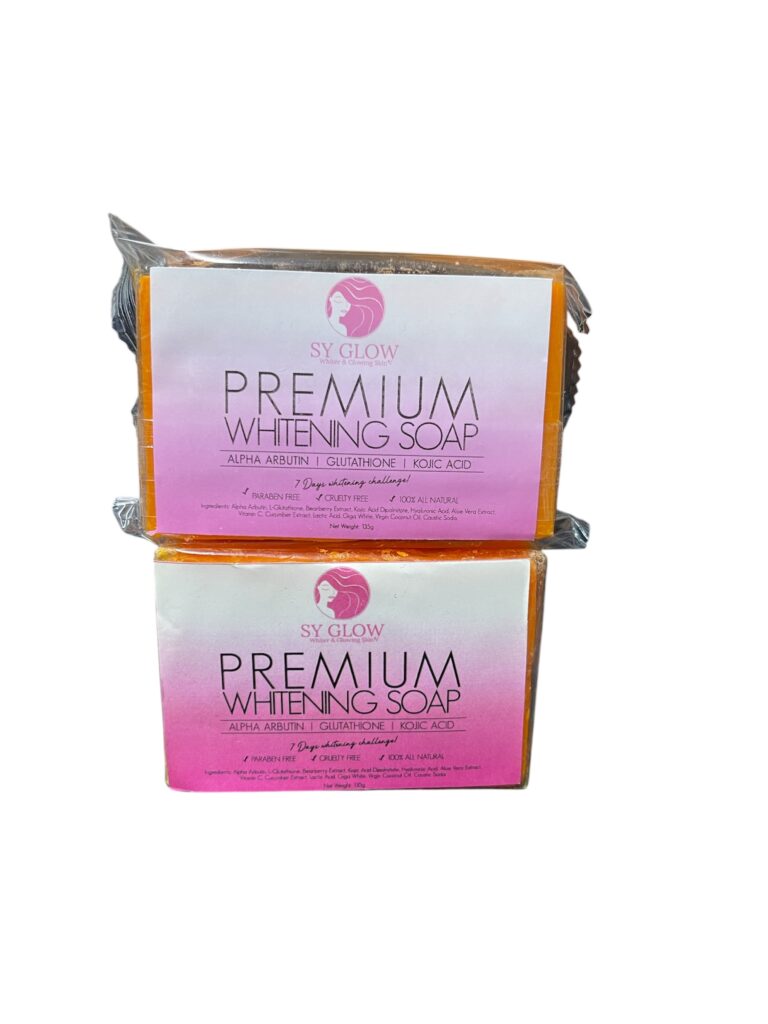 2 x Sy Glow Premium Whitening Face And Body Soap 135g